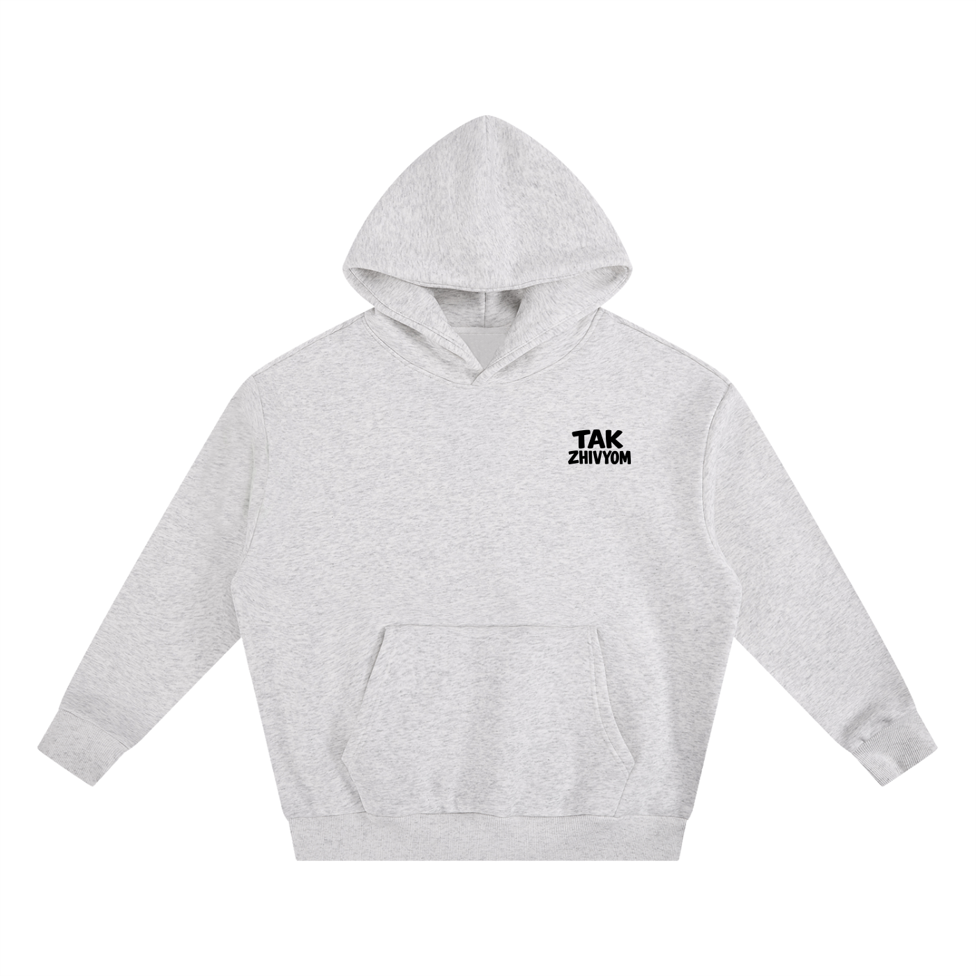 LIFE IS TOO SHORT FLEECE HOODIE INVIS