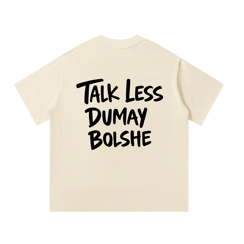 TALK LESS OVERSIZED T-SHIRT INVIS
