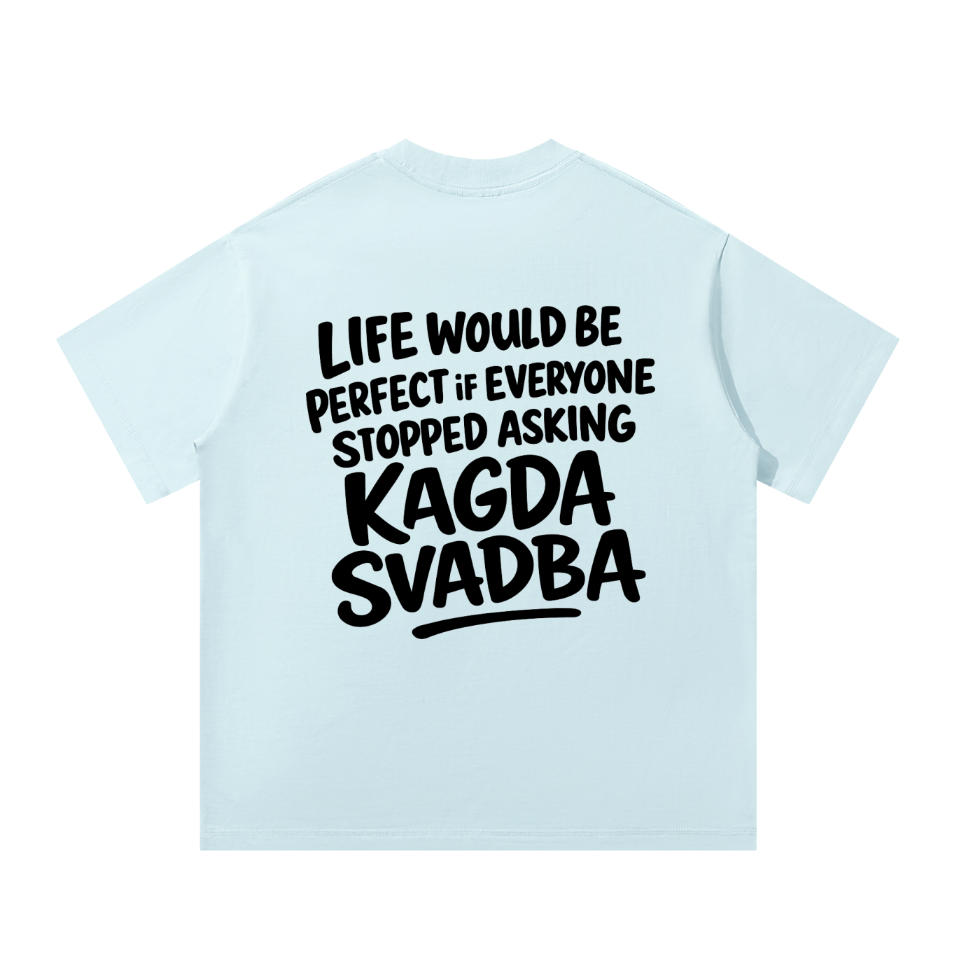KAGDA SVADBA OVERSIZED T-SHIRT INVIS