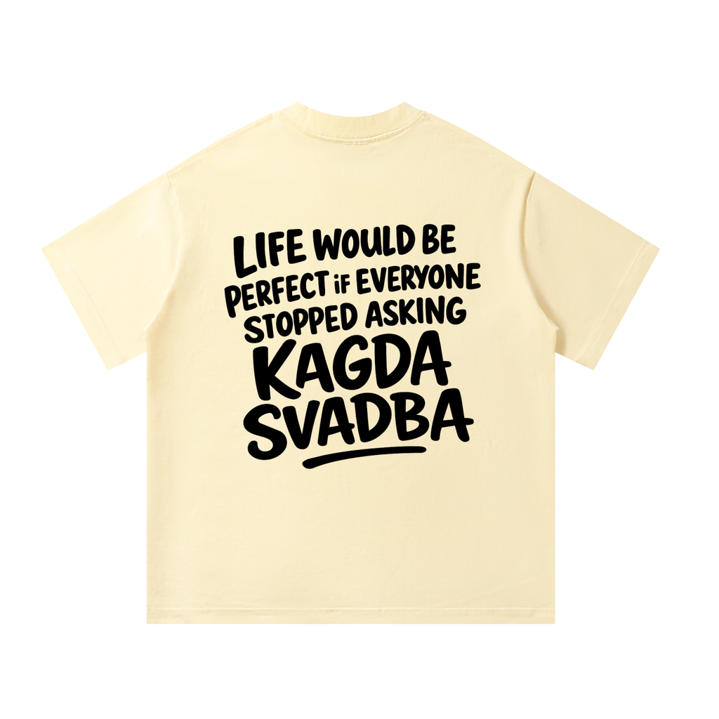 KAGDA SVADBA OVERSIZED T-SHIRT INVIS