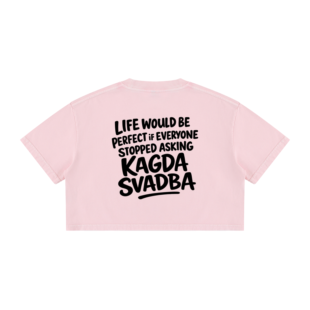 KAGDA SVADBA CROPPED T-SHIRT INVIS