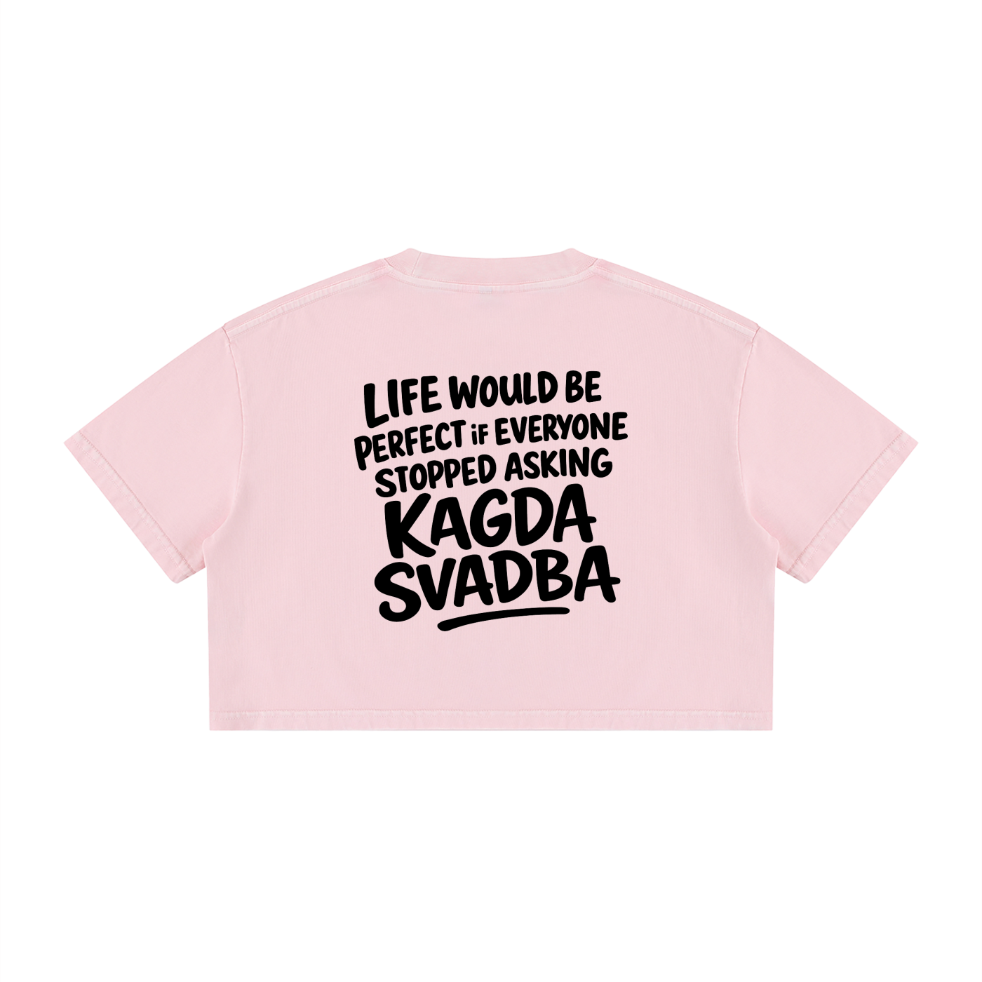 KAGDA SVADBA CROPPED T-SHIRT INVIS