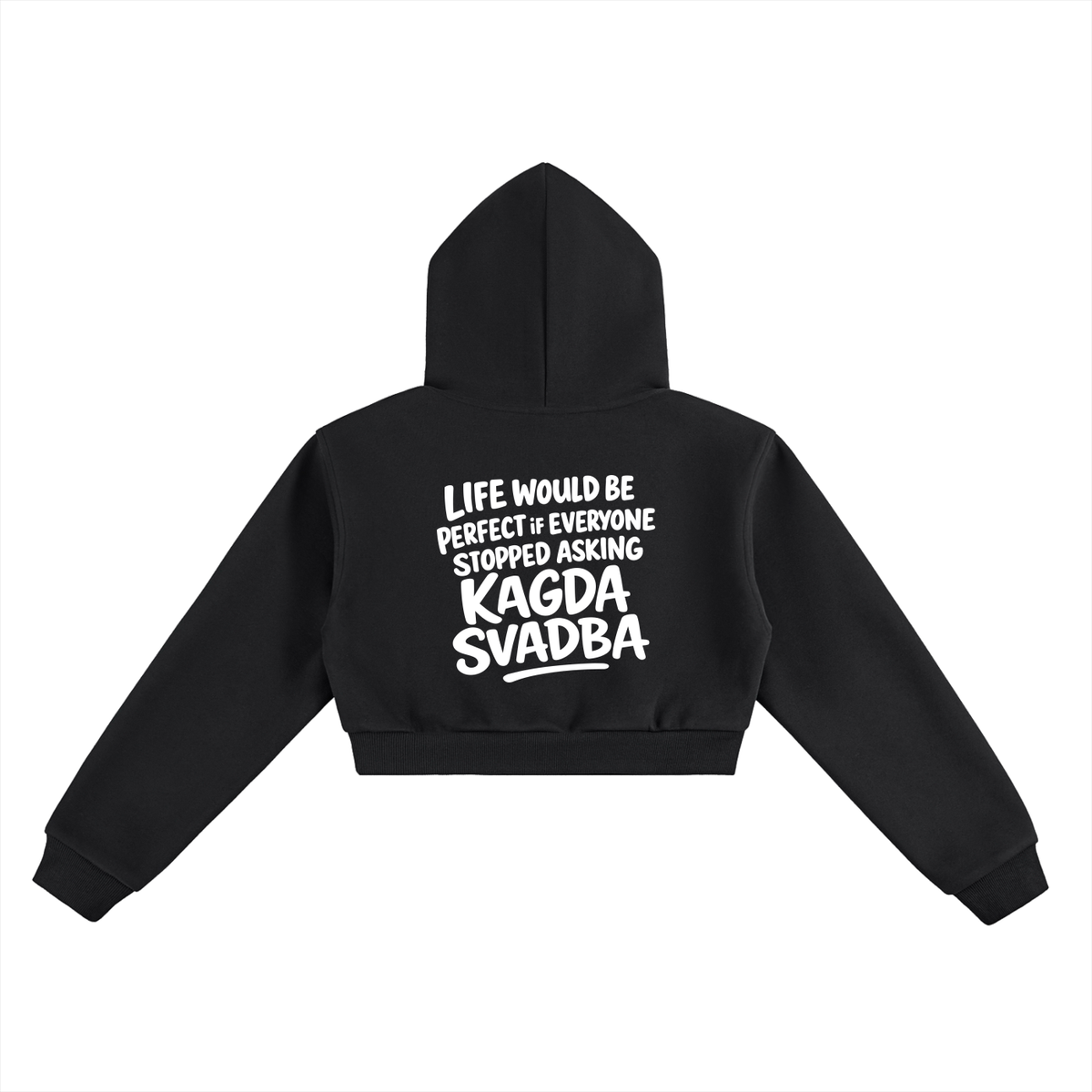 KAGDA SVADBA CROPPED HOODIE