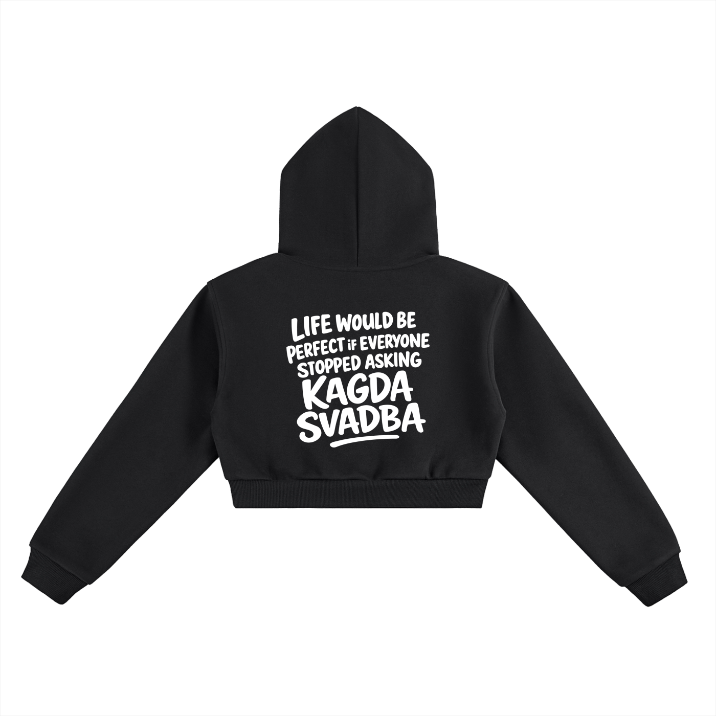 KAGDA SVADBA CROPPED HOODIE
