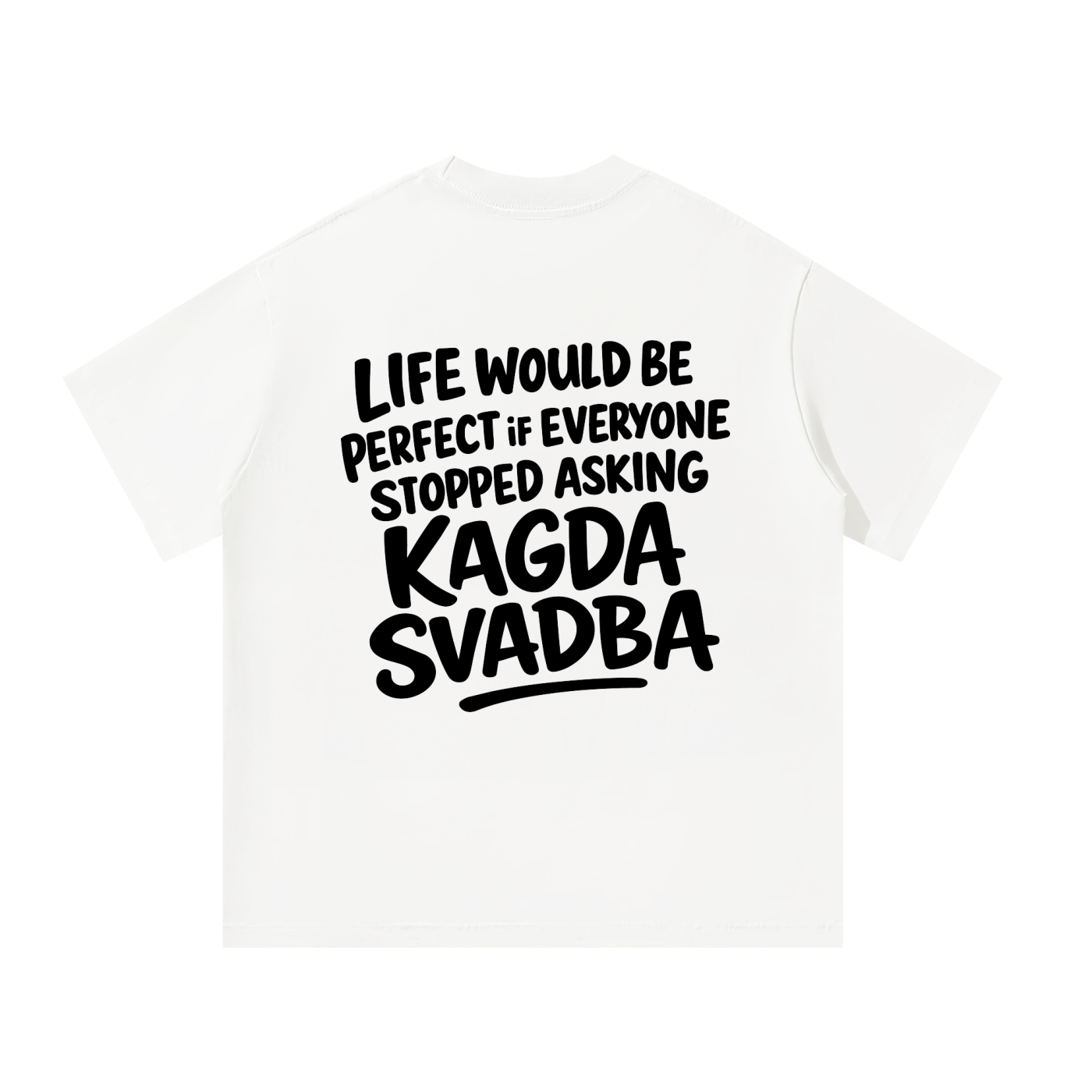 KAGDA SVADBA OVERSIZED T-SHIRT INVIS
