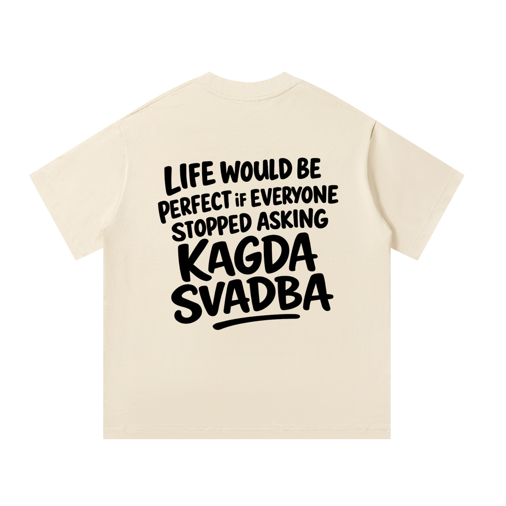 KAGDA SVADBA OVERSIZED T-SHIRT INVIS
