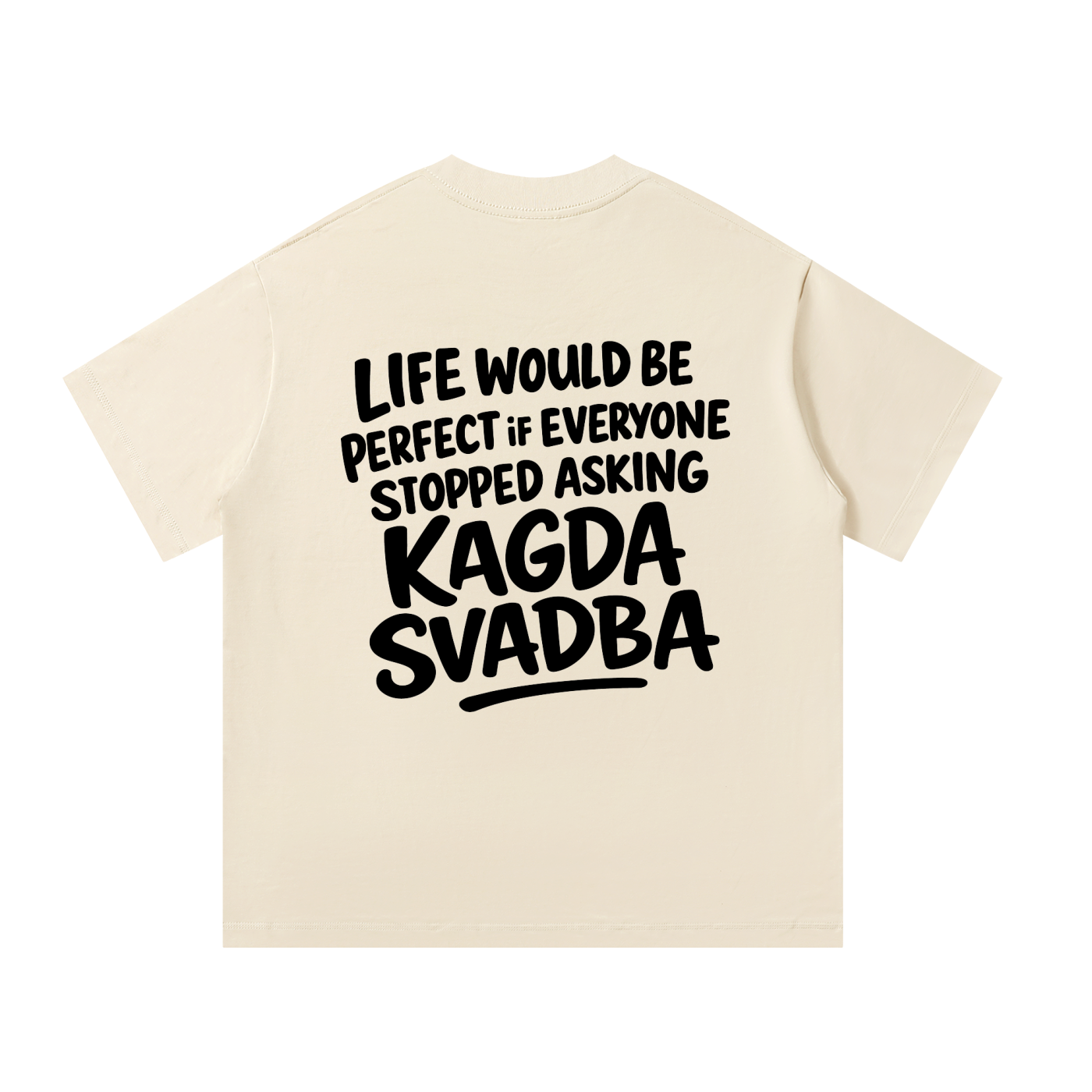 KAGDA SVADBA OVERSIZED T-SHIRT INVIS