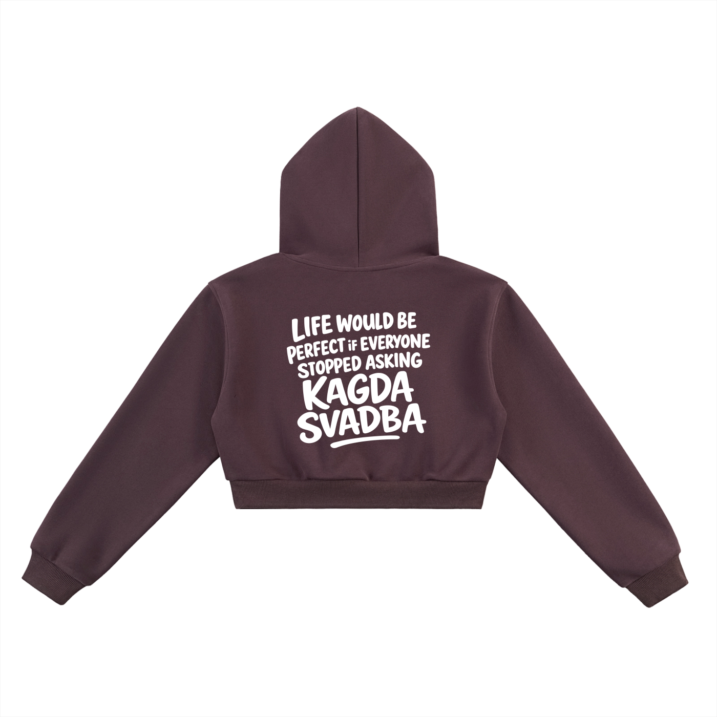 KAGDA SVADBA CROPPED HOODIE