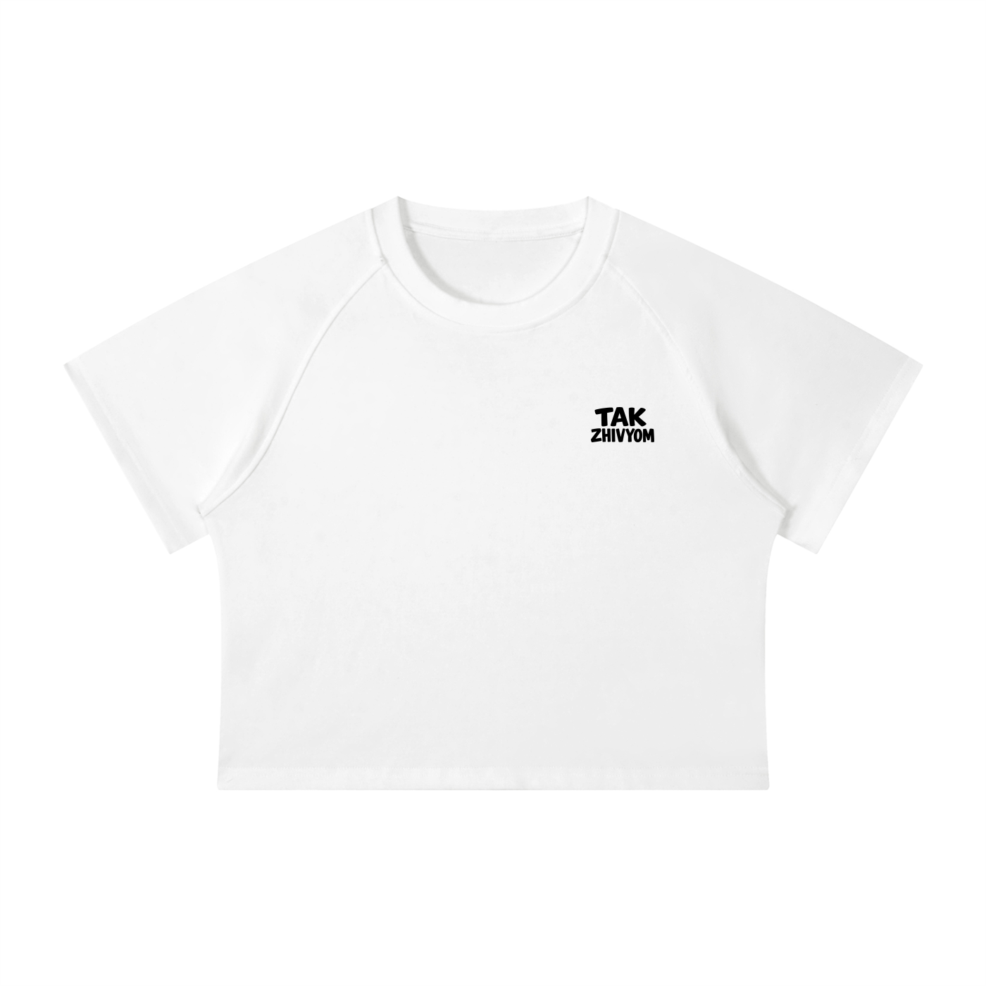 TALK LESS CROP WASHED SHIRT INVIS