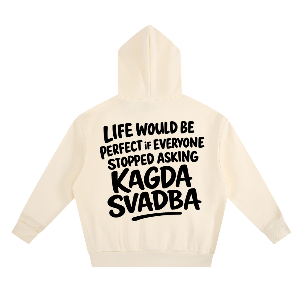 KAGDA SVADBA FLEECE HOODIE INVIS