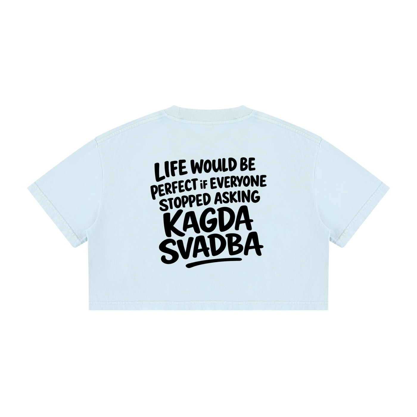 KAGDA SVADBA CROPPED T-SHIRT INVIS