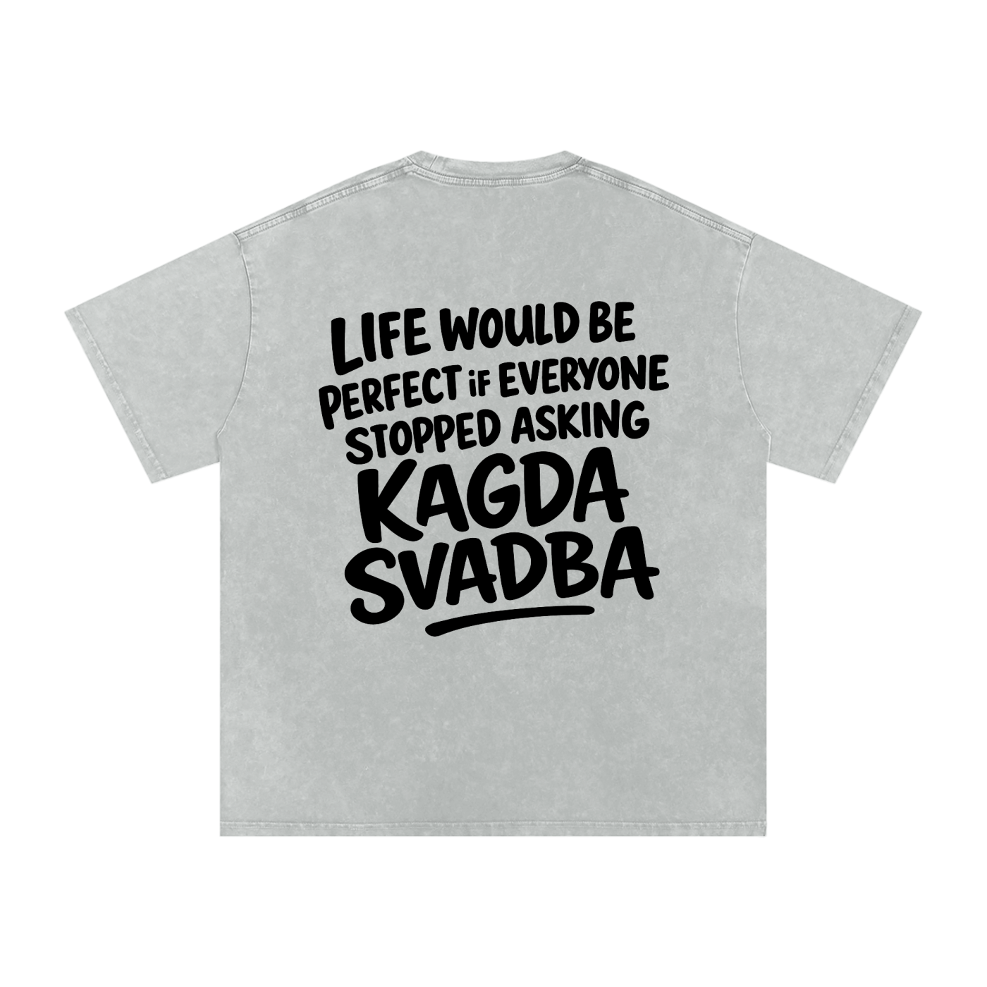 KAGDA SVADBA WASHED T-SHIRT INVIS