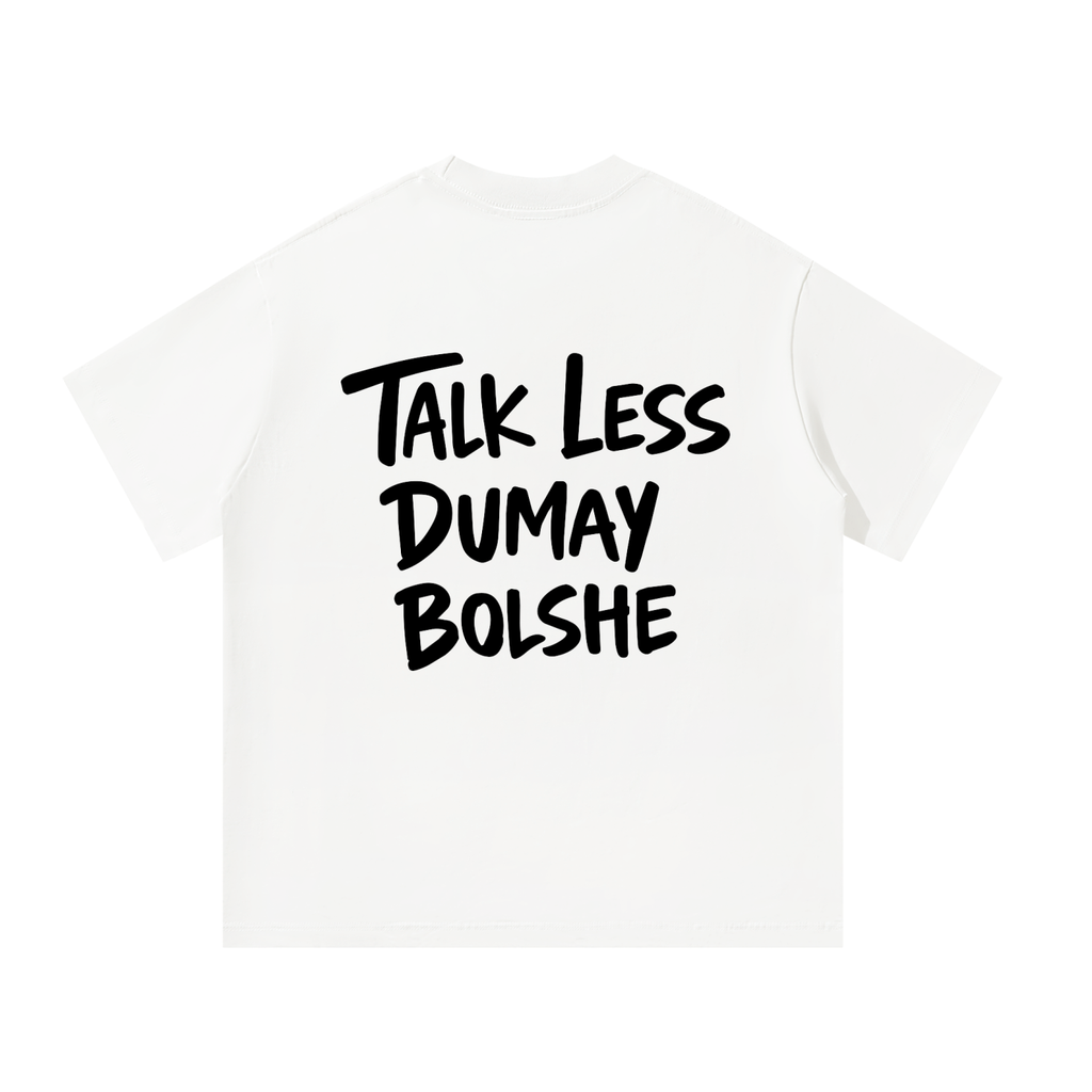 TALK LESS OVERSIZED T-SHIRT INVIS