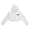 TALK LESS CROPPED HOODIE INVIS