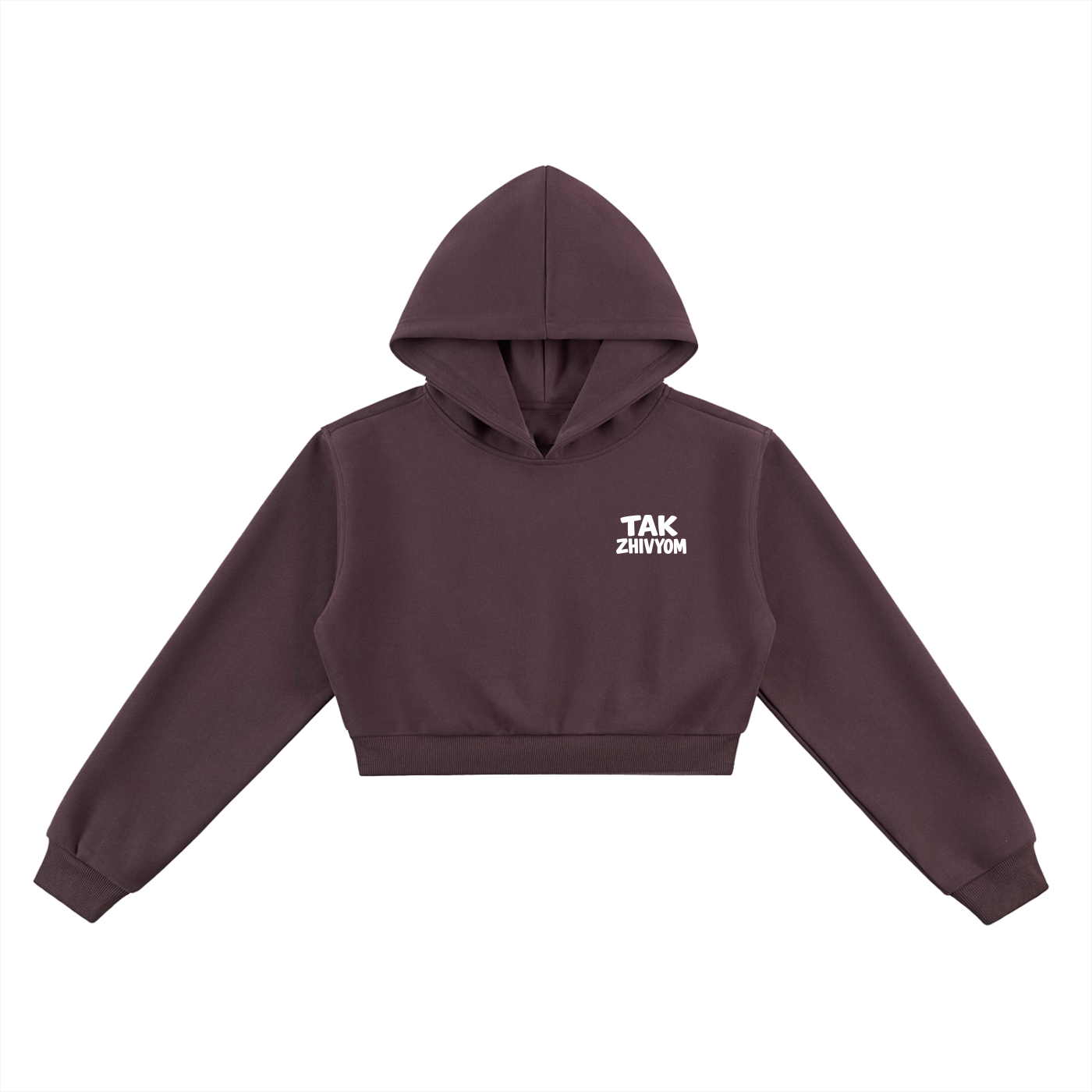 MAYBE HE'S A DEBIL CROPPED HOODIE