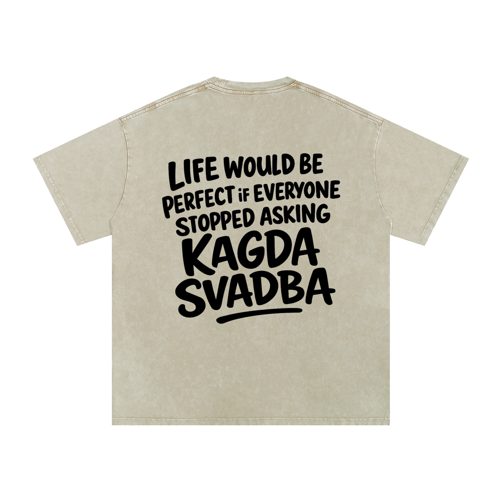KAGDA SVADBA WASHED T-SHIRT INVIS