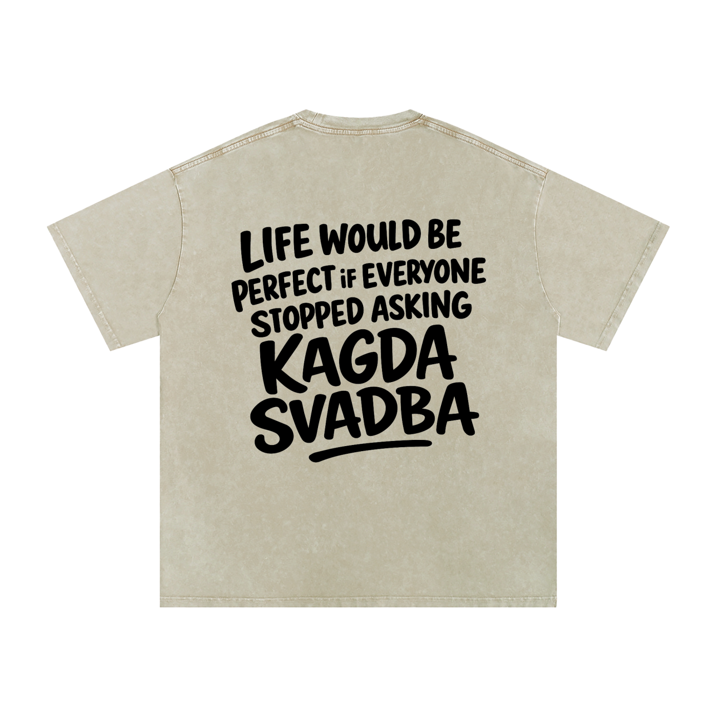 KAGDA SVADBA WASHED T-SHIRT INVIS