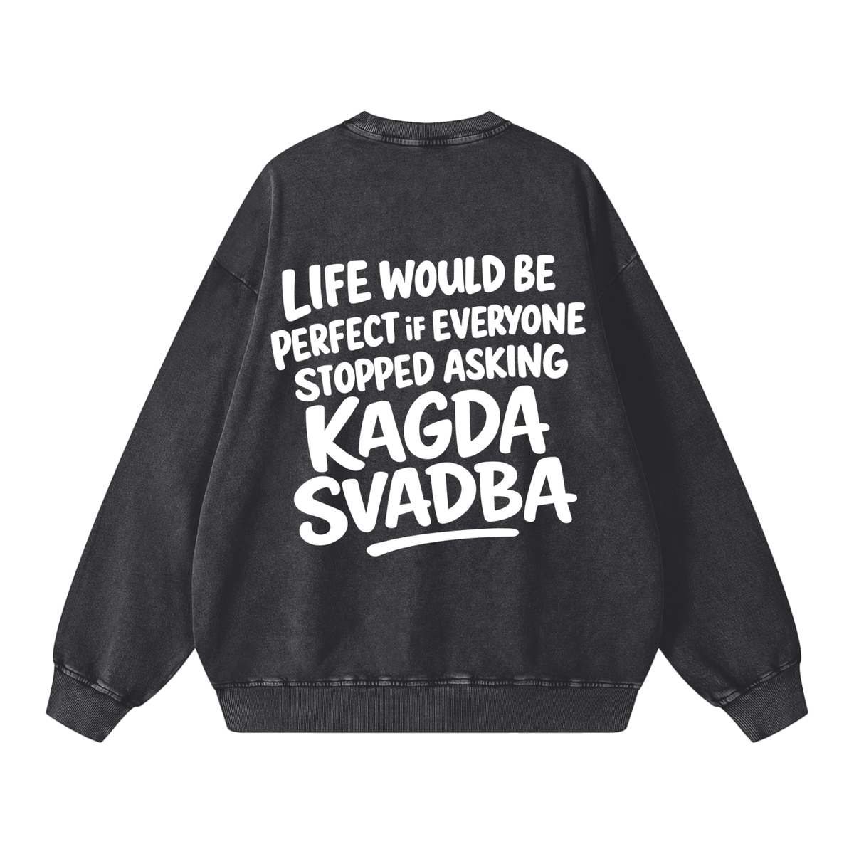 KAGDA SVADBA WAHSED SWEATSHIRT INVIS
