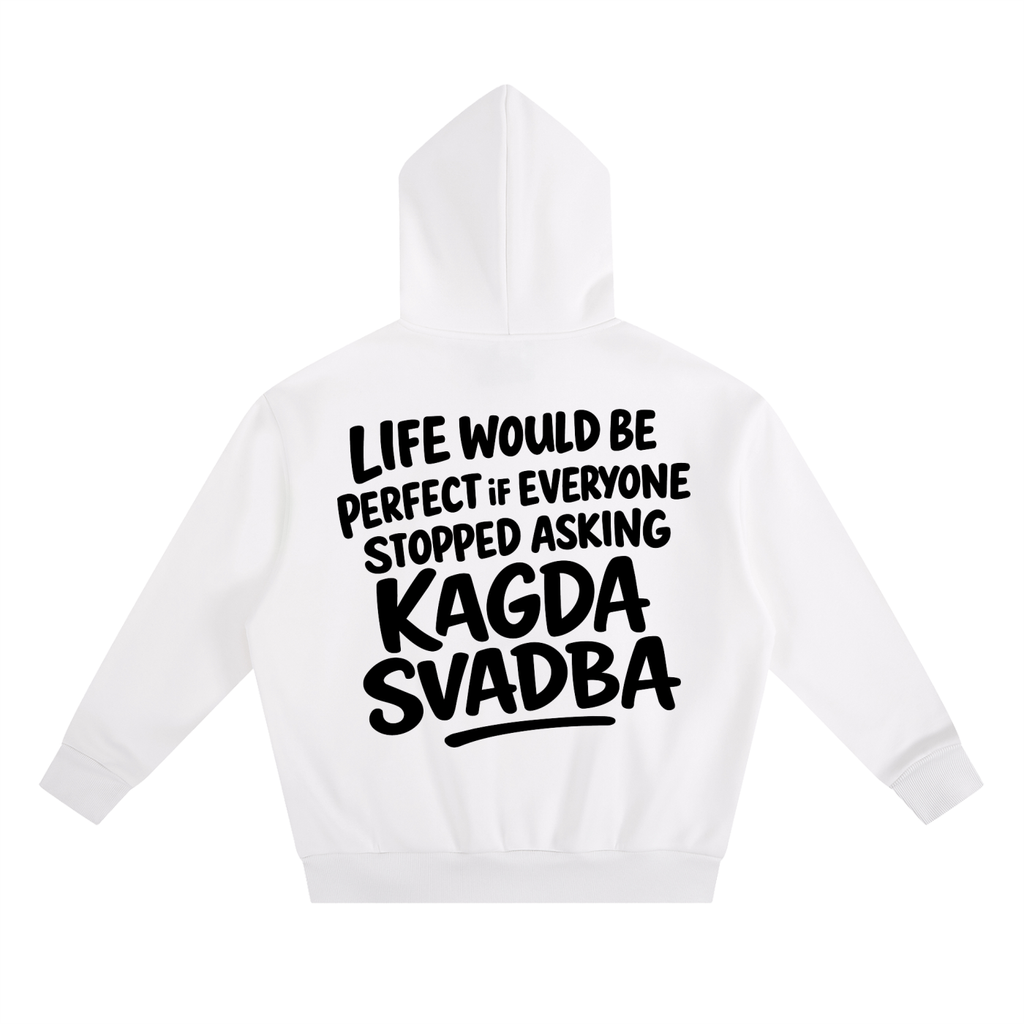 KAGDA SVADBA FLEECE HOODIE INVIS