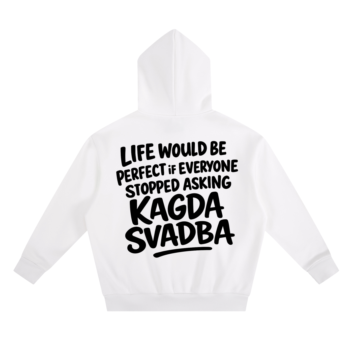 KAGDA SVADBA FLEECE HOODIE INVIS