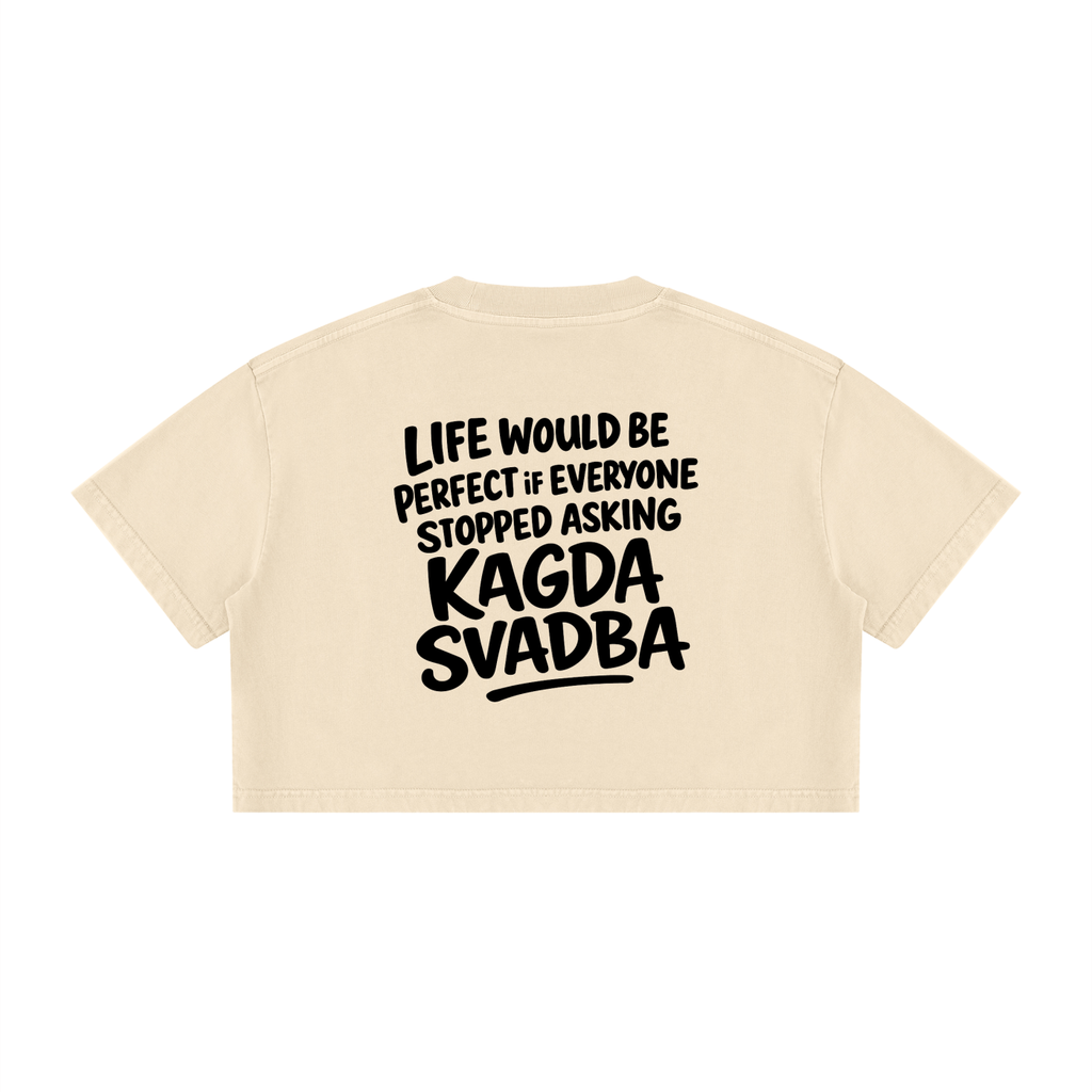 KAGDA SVADBA CROPPED T-SHIRT INVIS