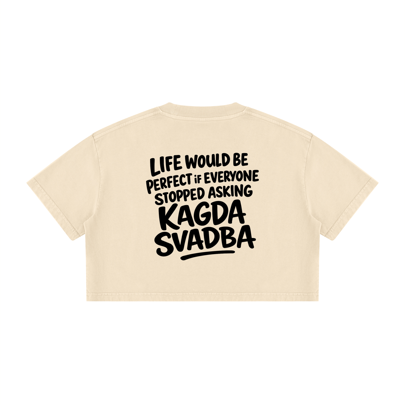 KAGDA SVADBA CROPPED T-SHIRT INVIS