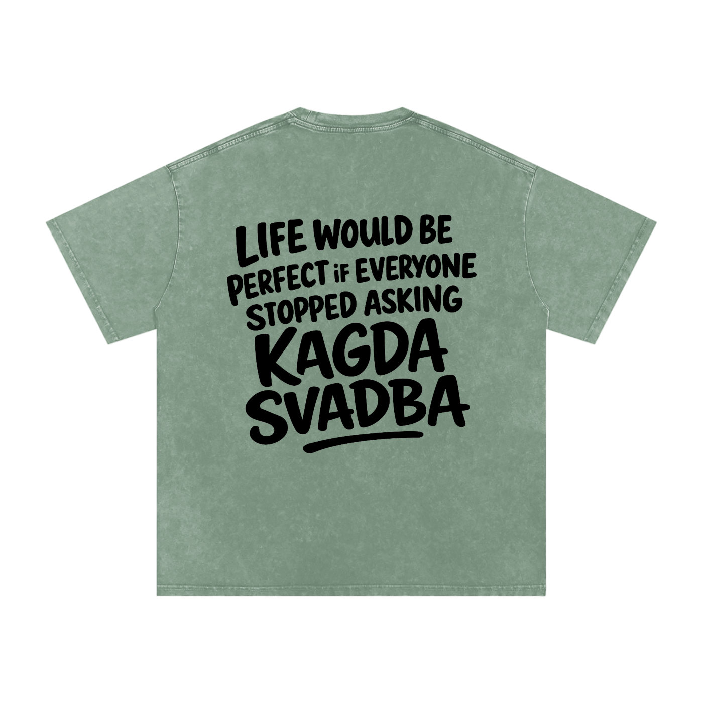 KAGDA SVADBA WASHED T-SHIRT INVIS