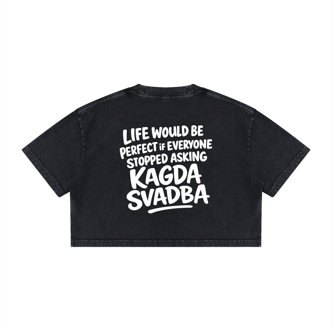 KAGDA SVADBA CROPPED T-SHIRT