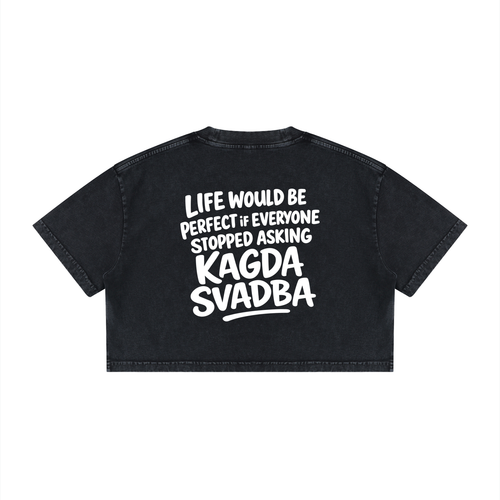 KAGDA SVADBA CROPPED T-SHIRT