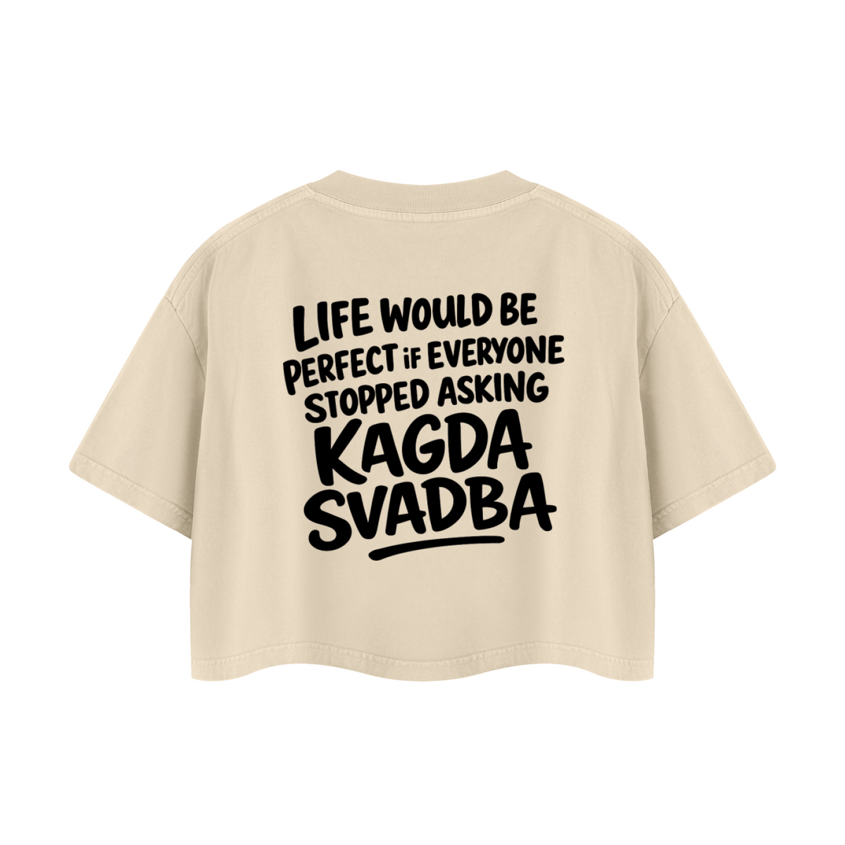 KAGDA SVADBA CROPPED T-SHIRT