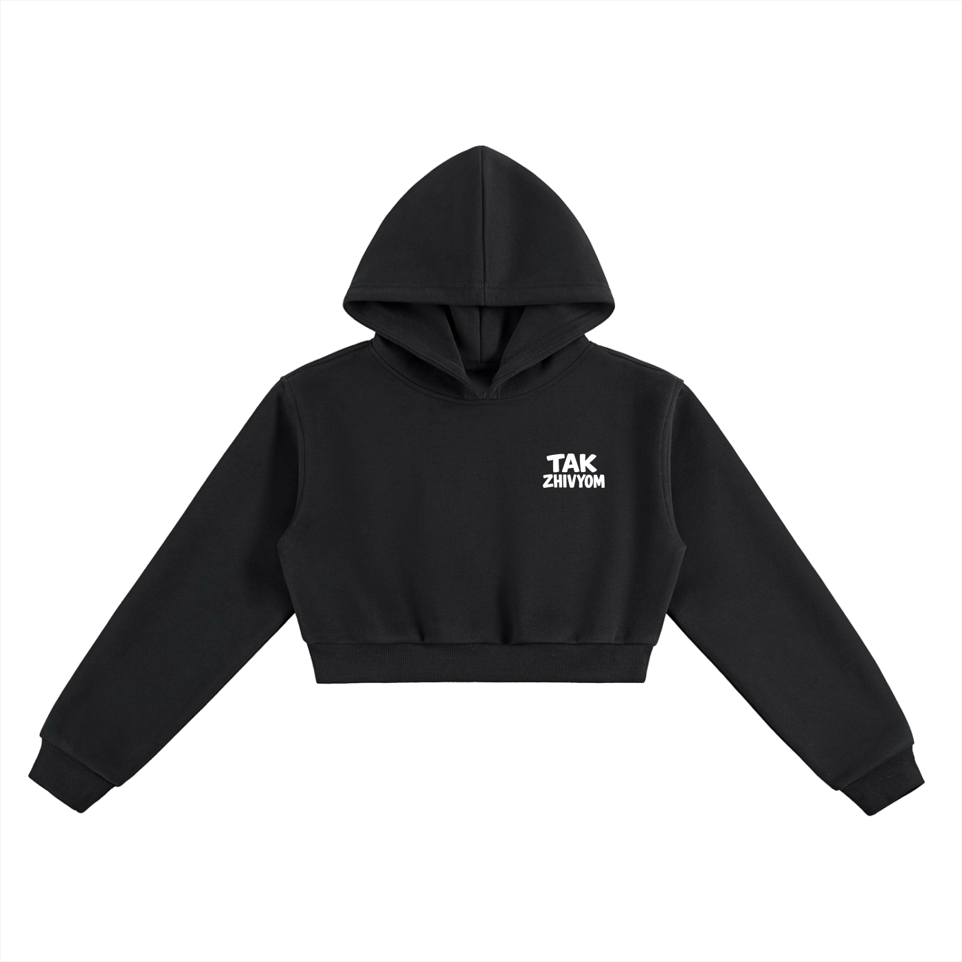 MAYBE HE'S A DEBIL CROPPED HOODIE