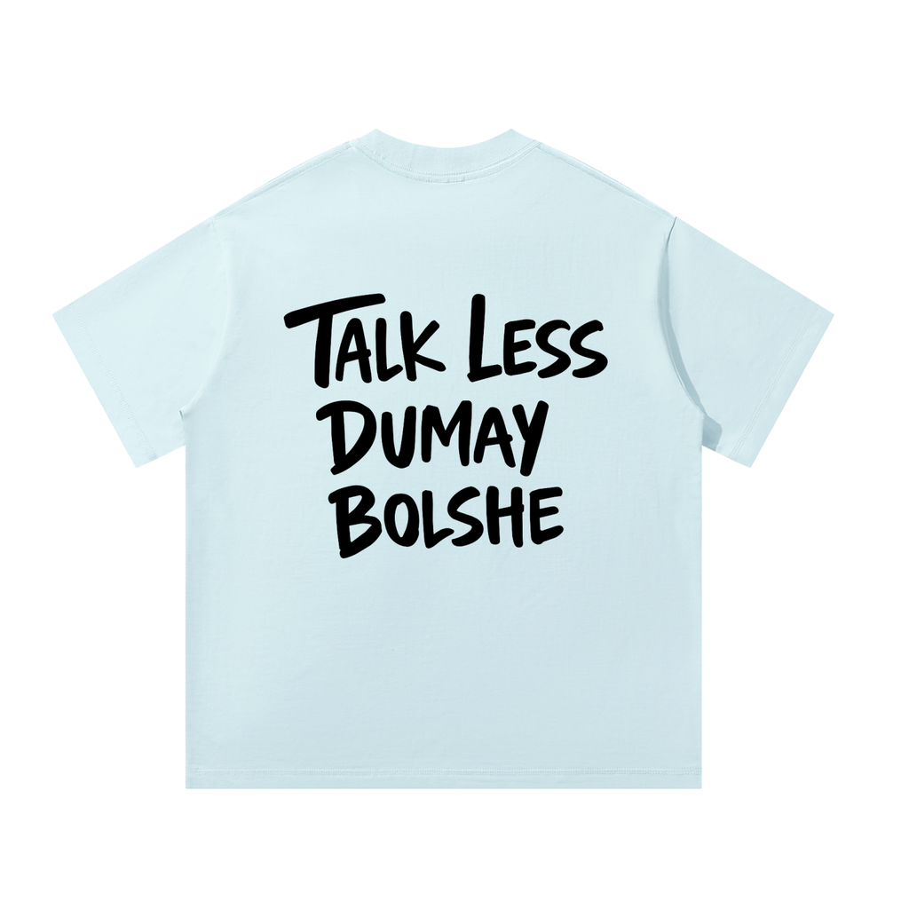 TALK LESS OVERSIZED T-SHIRT INVIS