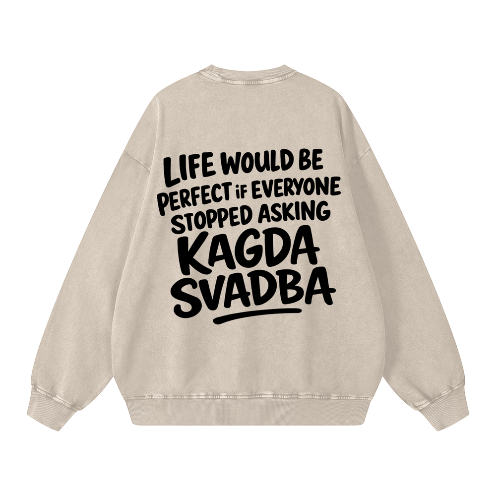 KAGDA SVADBA WASHED SWEATSHIRT