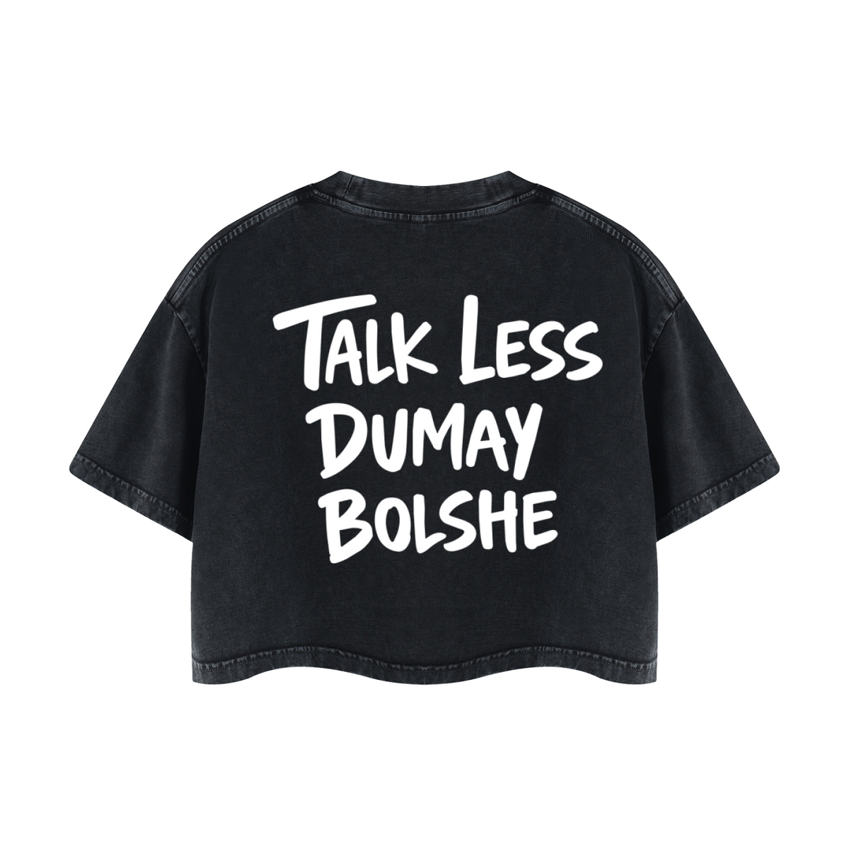TALK LESS CROP T-SHIRT  INVIS