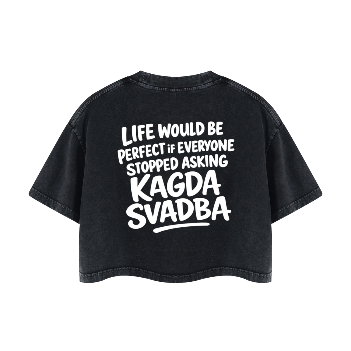 KAGDA SVADBA CROPPED T-SHIRT  INVIS