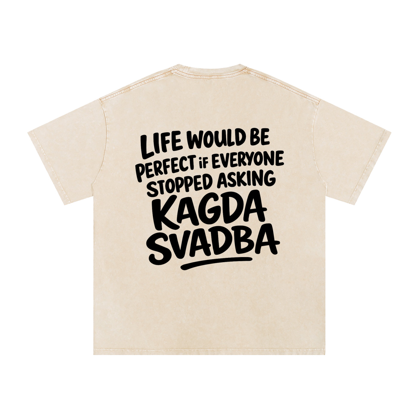 KAGDA SVADBA WASHED T-SHIRT INVIS