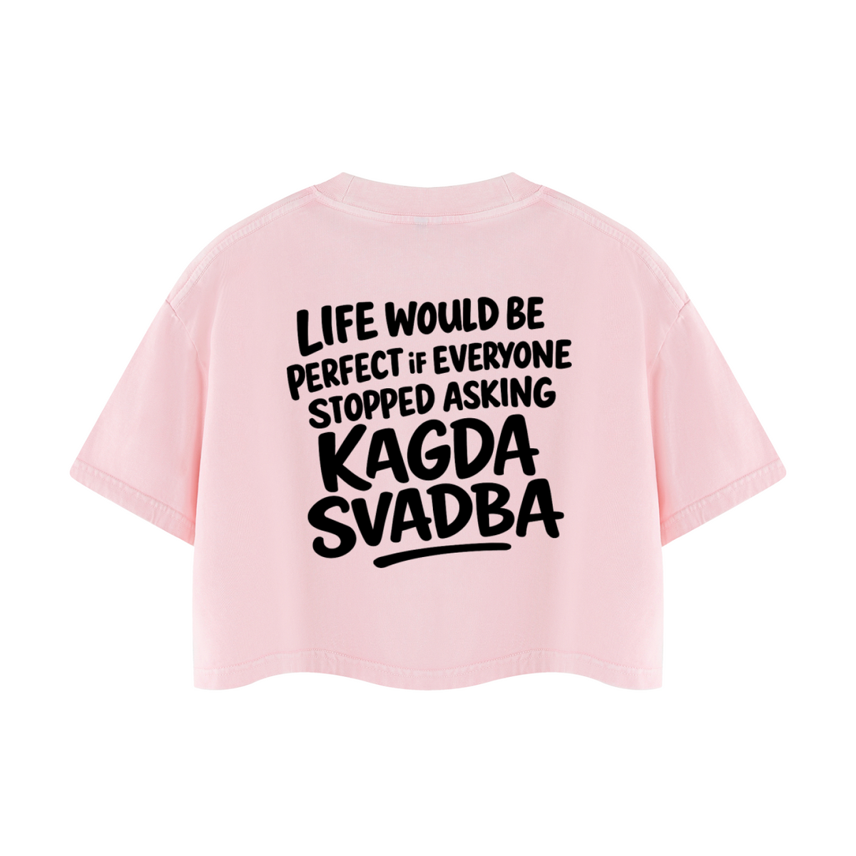 KAGDA SVADBA CROPPED T-SHIRT