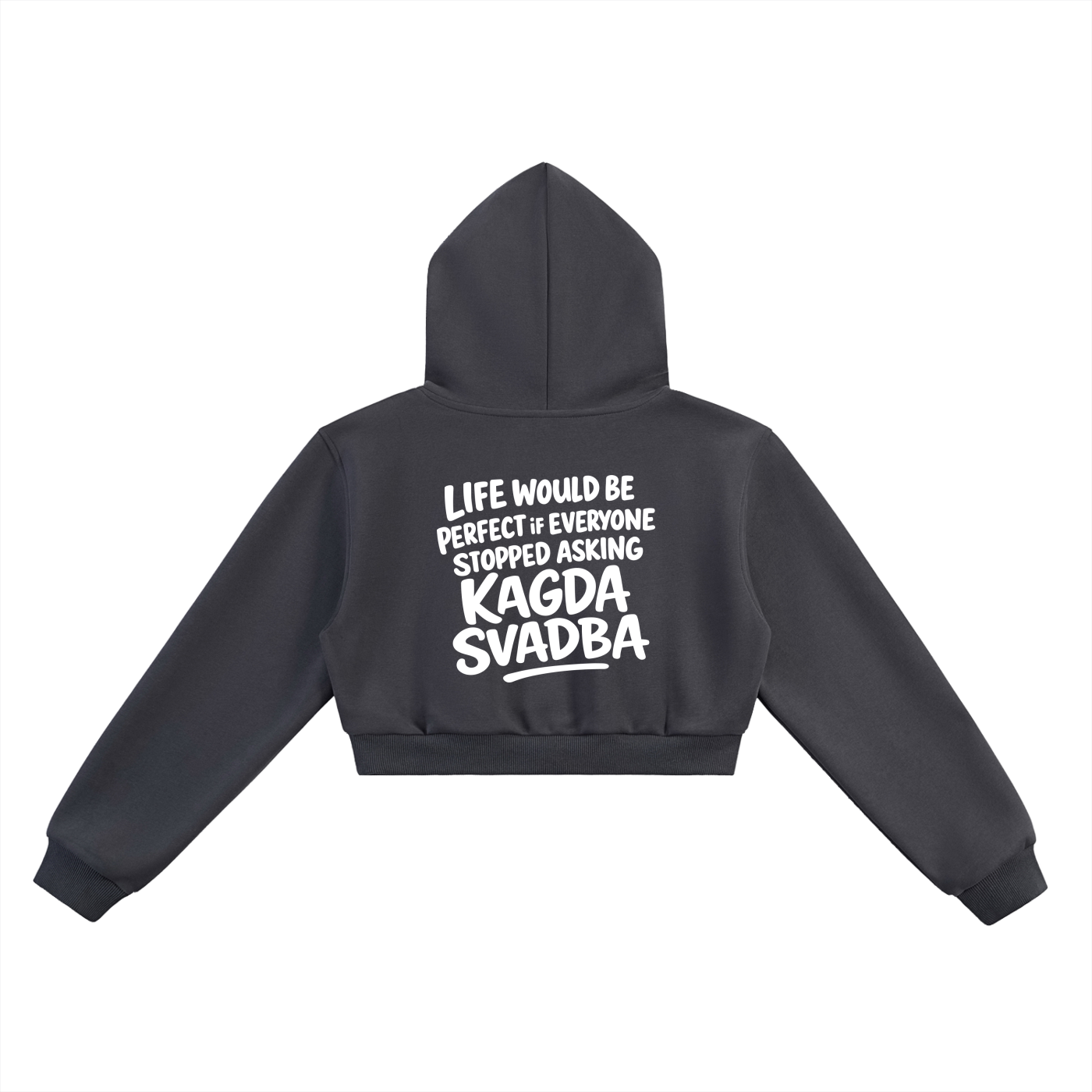 KAGDA SVADBA CROPPED HOODIE