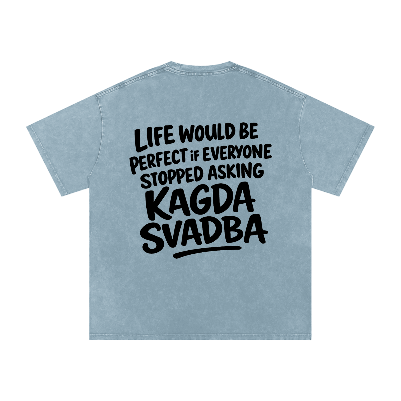 KAGDA SVADBA WASHED T-SHIRT INVIS