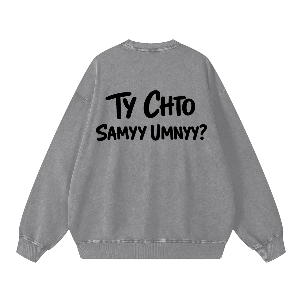 TY CHTO WASHED SWEATSHIRT