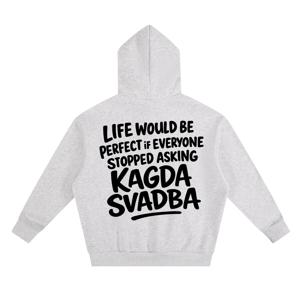 KAGDA SVADBA FLEECE HOODIE INVIS