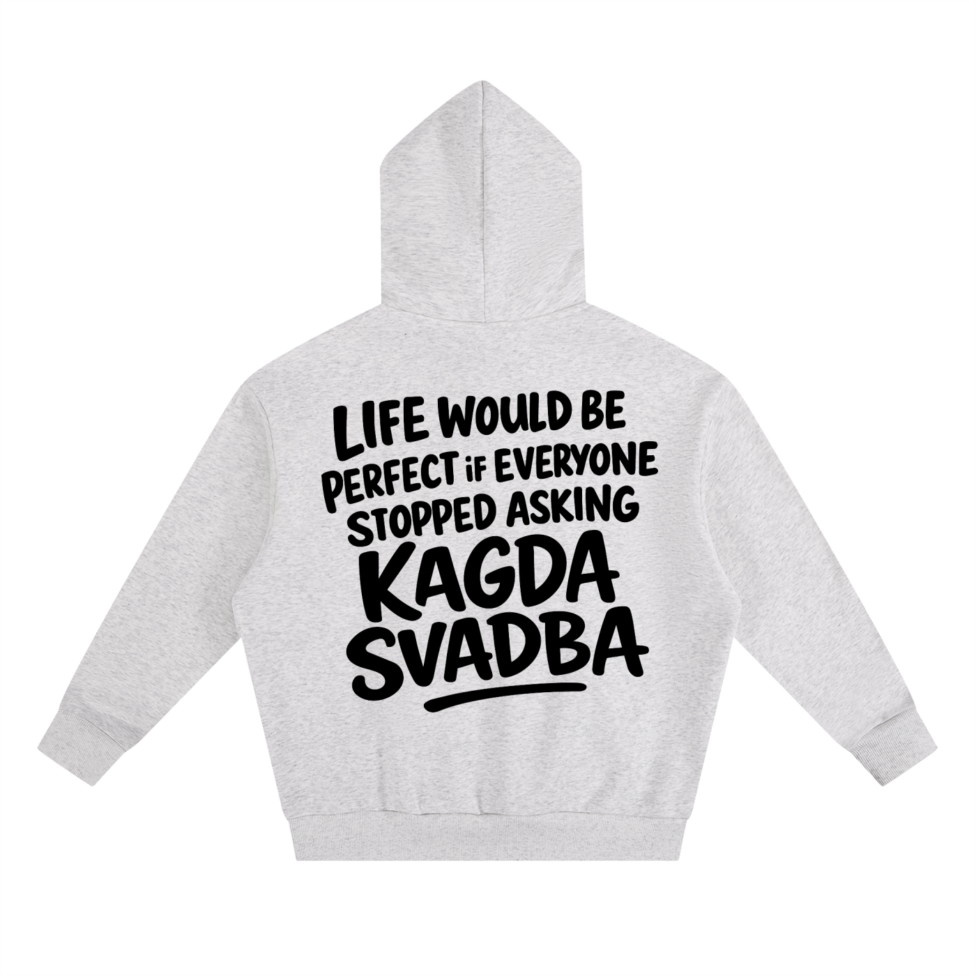 KAGDA SVADBA FLEECE HOODIE INVIS