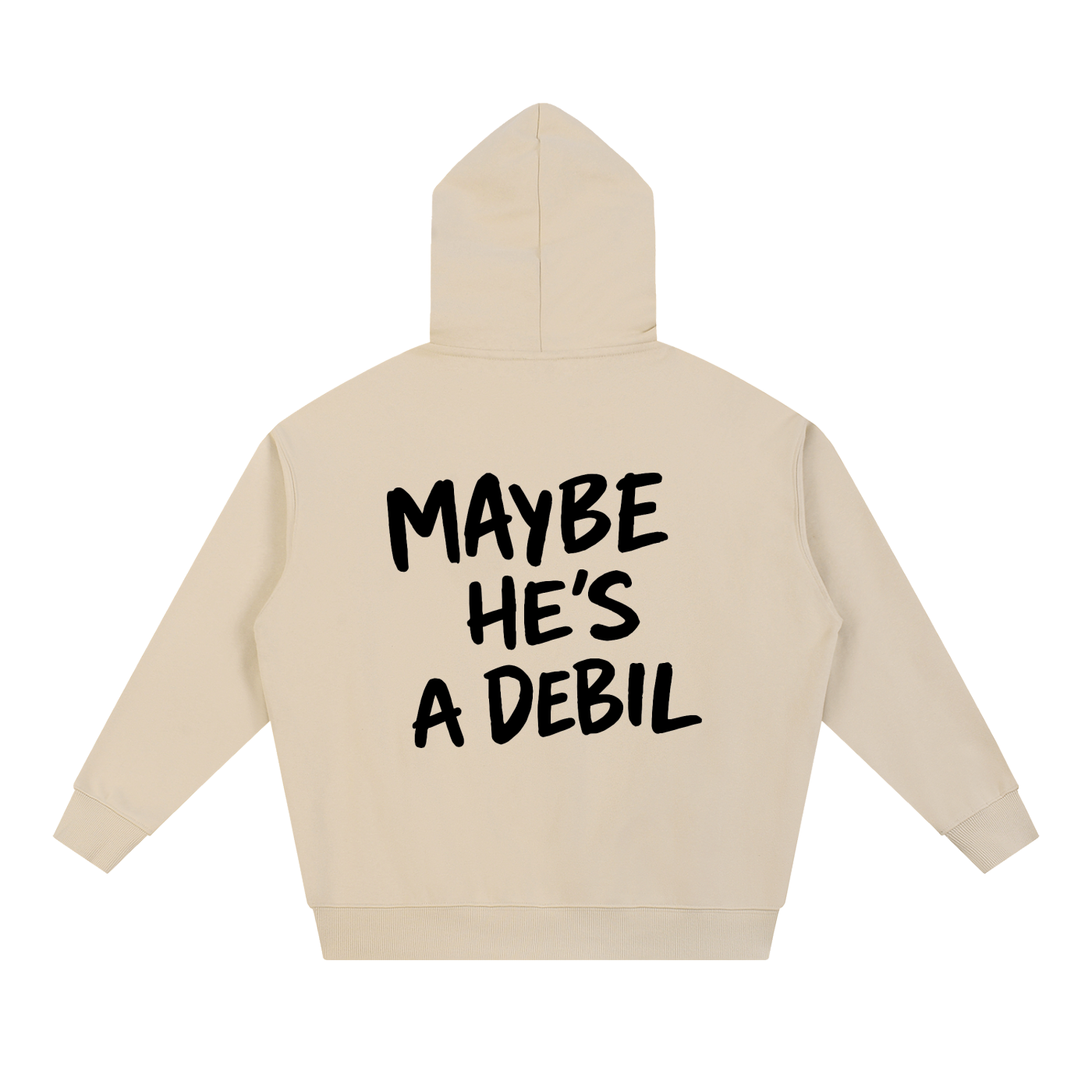 MAYBE HE'S A DEBIL HOODIE INVIS